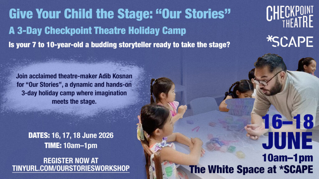 Give Your Child the Stage: “Our Stories” — A 3-Day Checkpoint Theatre Holiday Camp